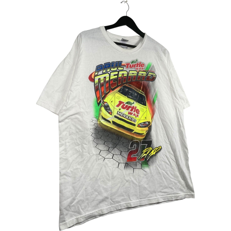 Vintage Paul Menard Turtle Wax #27 NASCAR T-Shirt