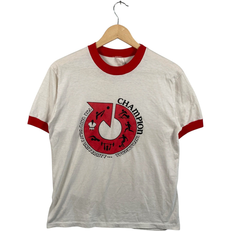 Vintage Ohio State University Intramural Champ Ringer Tee