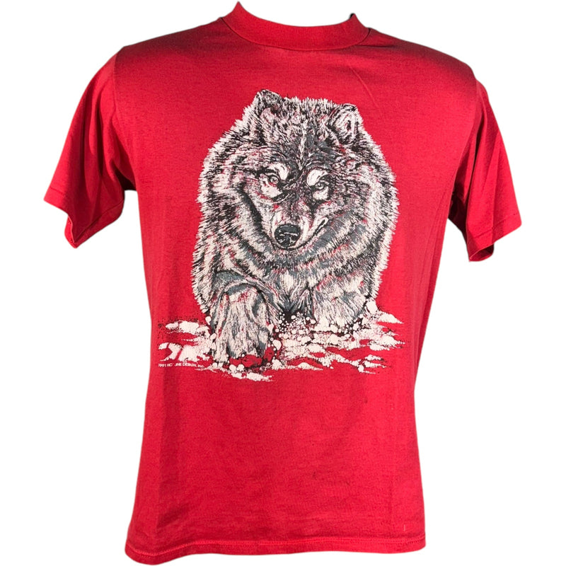 Vintage Wolf Wildlife Tee 90s