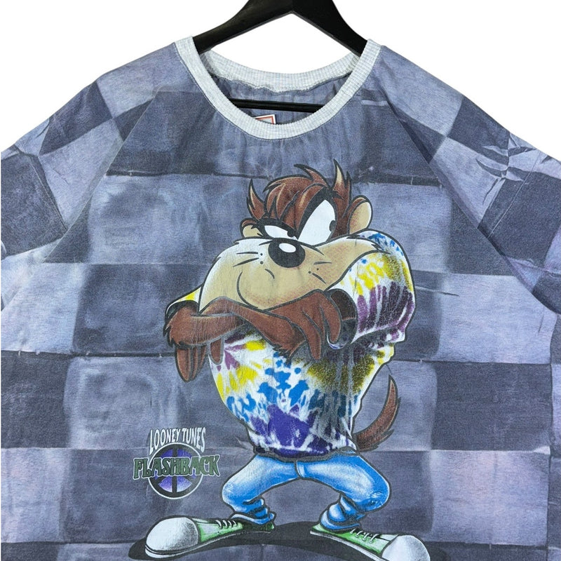 Vintage Looney Tunes Taz Tie Dye Graphic T-Shirt