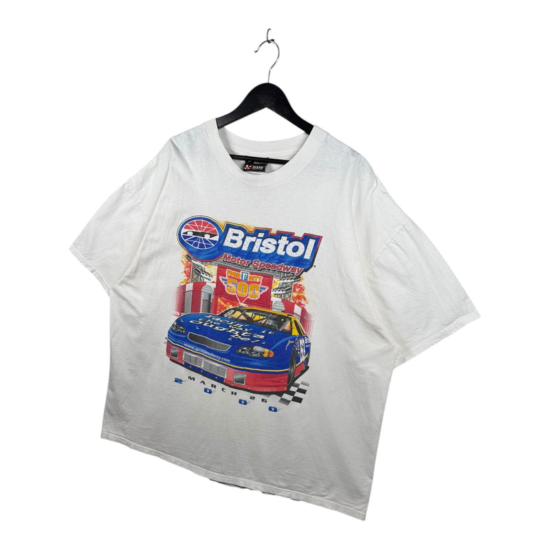 Vintage Bristol Motor Speedway Food City 500 NASCAR Racing T-Shirt