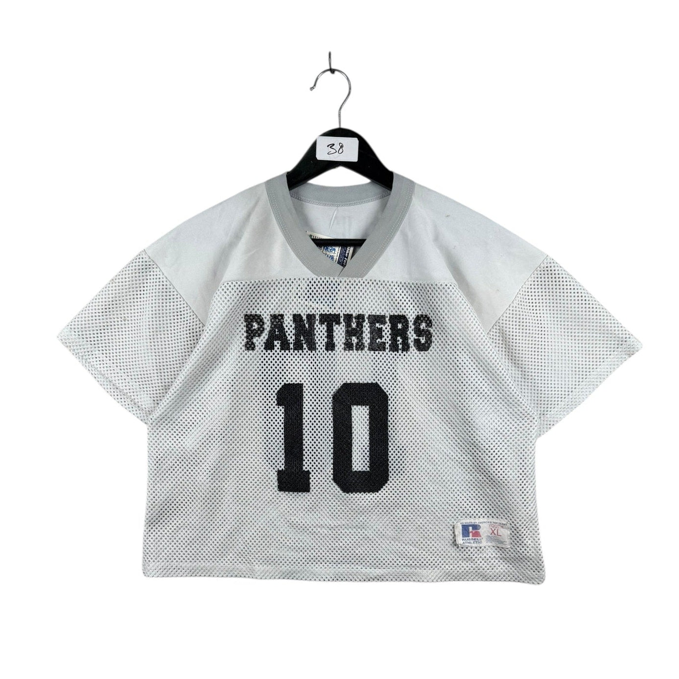 Vintage Russell Athletic Panthers Y2K Cropped Jersey
