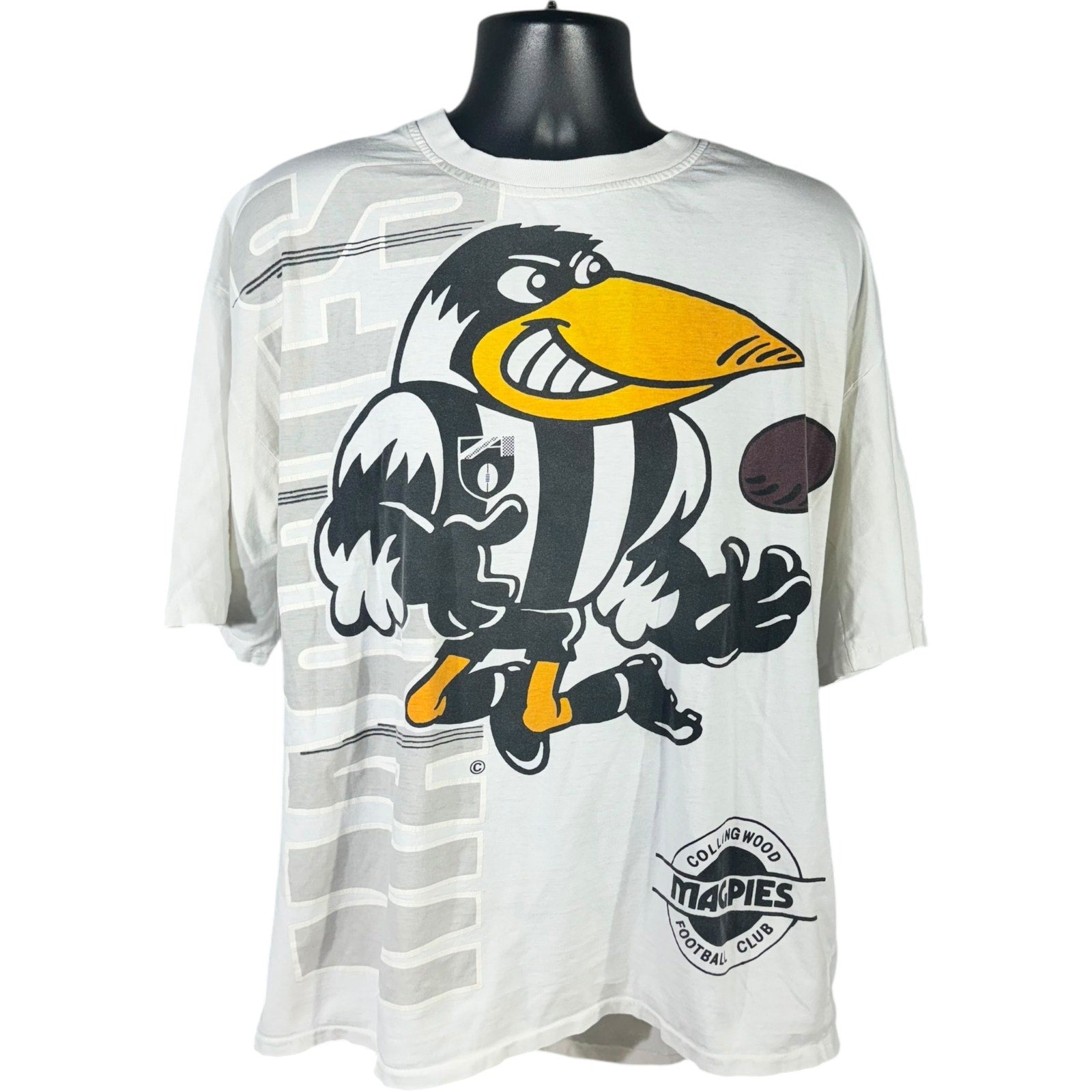 Vintage Collingwood Magpies Football Club Tee 90s