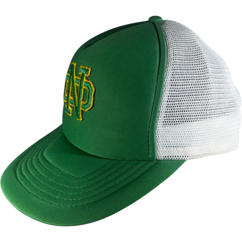 Vintage Notre Dame University Trucker Snapback Hat 90s