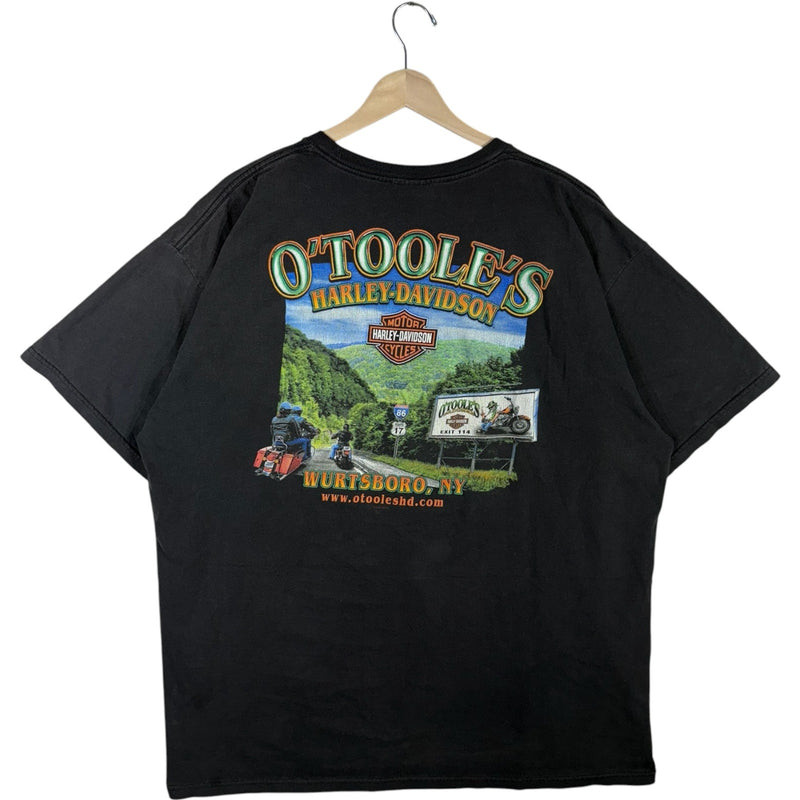 Vintage Harley Davidson O'Toole's Wurtsboro, NY Eagle Tee