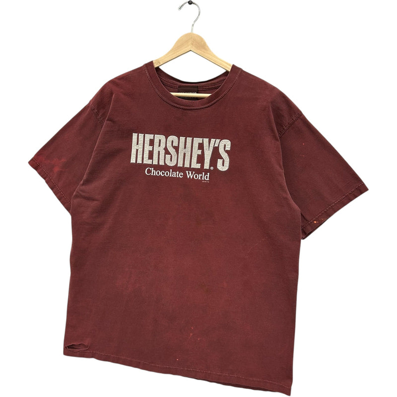 Vintage Hershey's Chocolate World Spellout Tee 2005