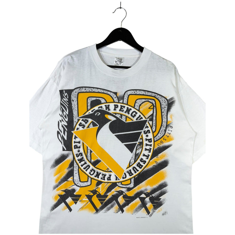 Vintage Pittsburgh Penguins Logo NHL T-Shirt 90s