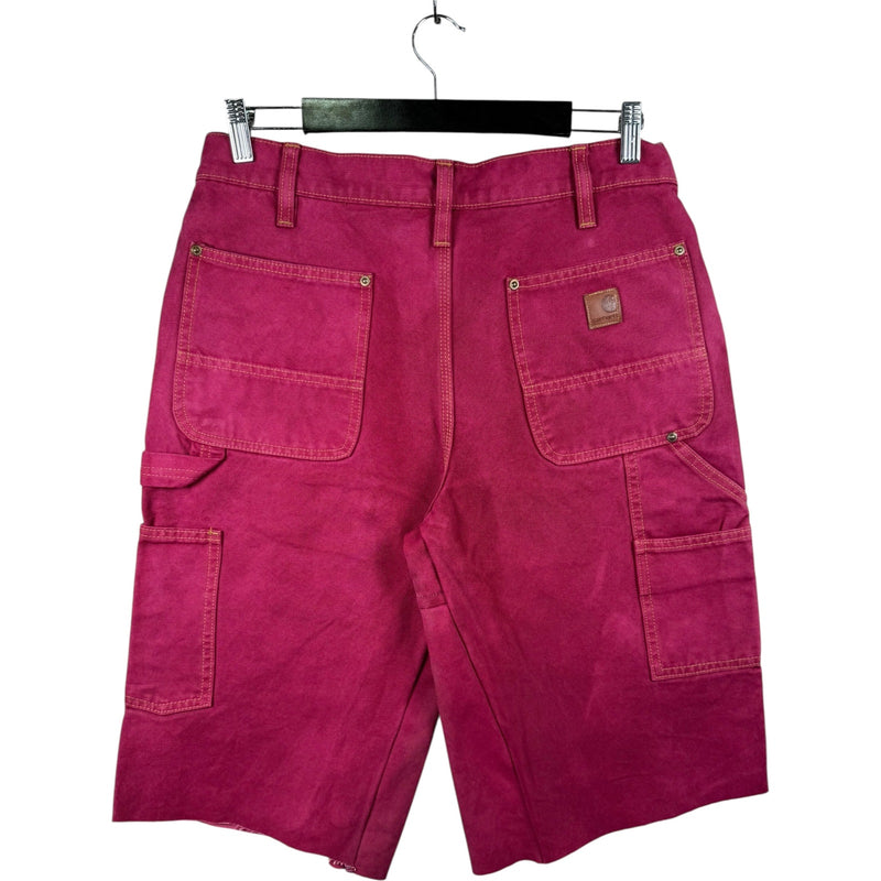 Vintage Carhartt Double Knee Carpenter Cut-out Cargo Shorts 34