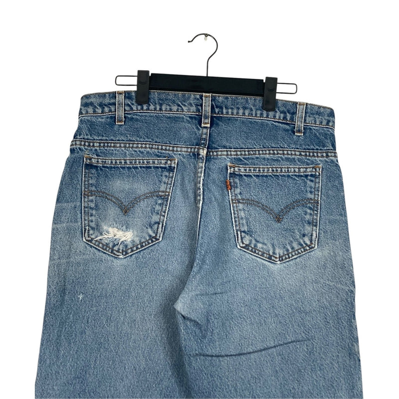 Vintage Levis 517 Denim Cut Off Shorts 34