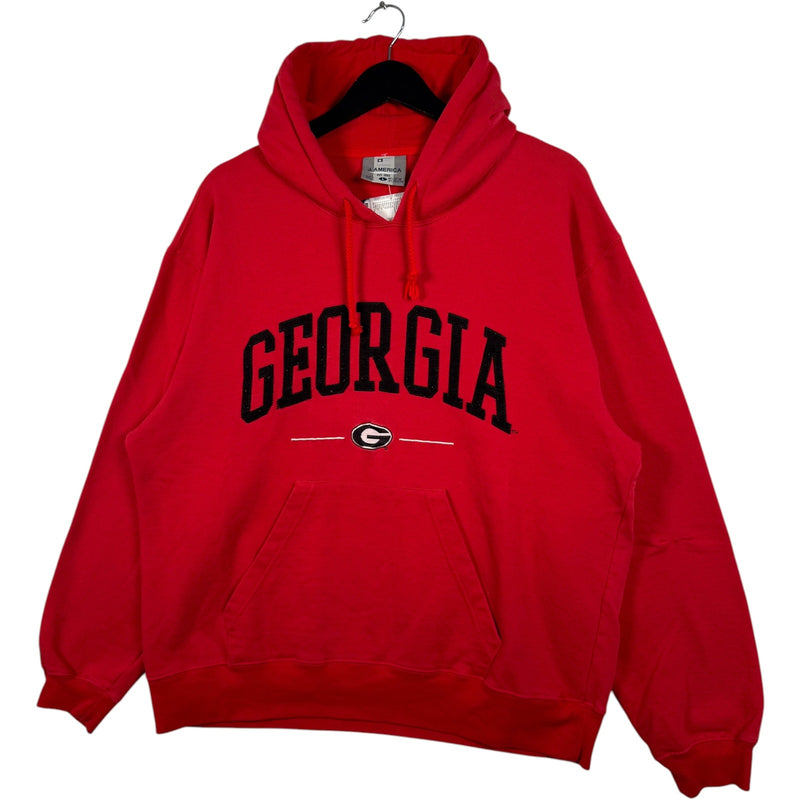 Vintage University Of Georgia Arch Spellout Pullover Hoodie