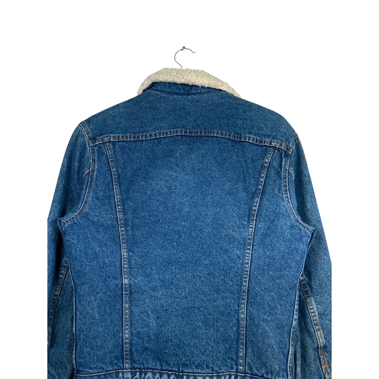 Vintage Levis Sherpa Lined Denim Trucker Jacket Medium