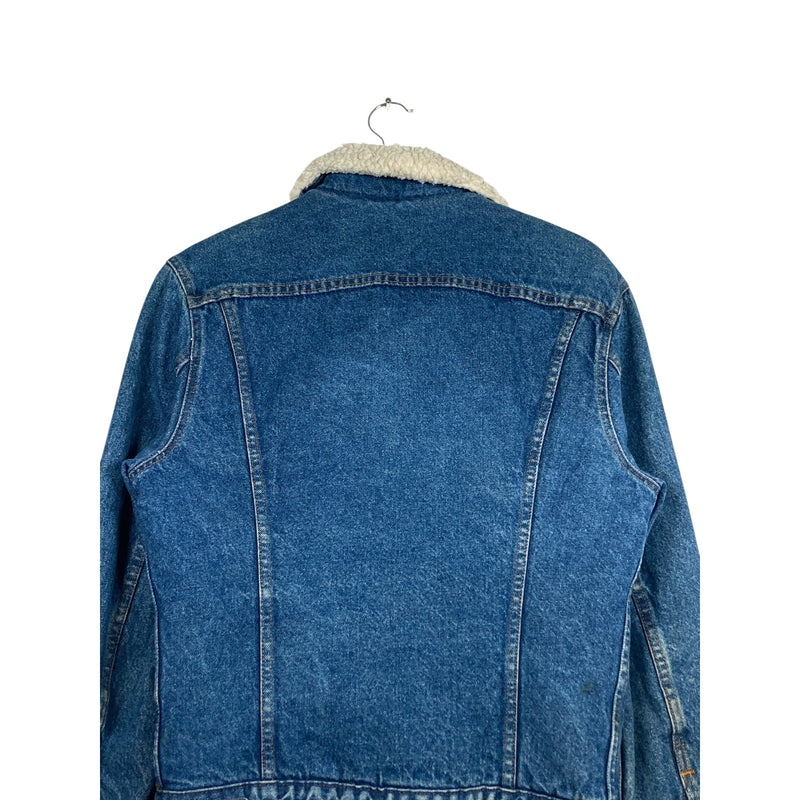 Vintage Levis Sherpa Lined Denim Trucker Jacket Medium