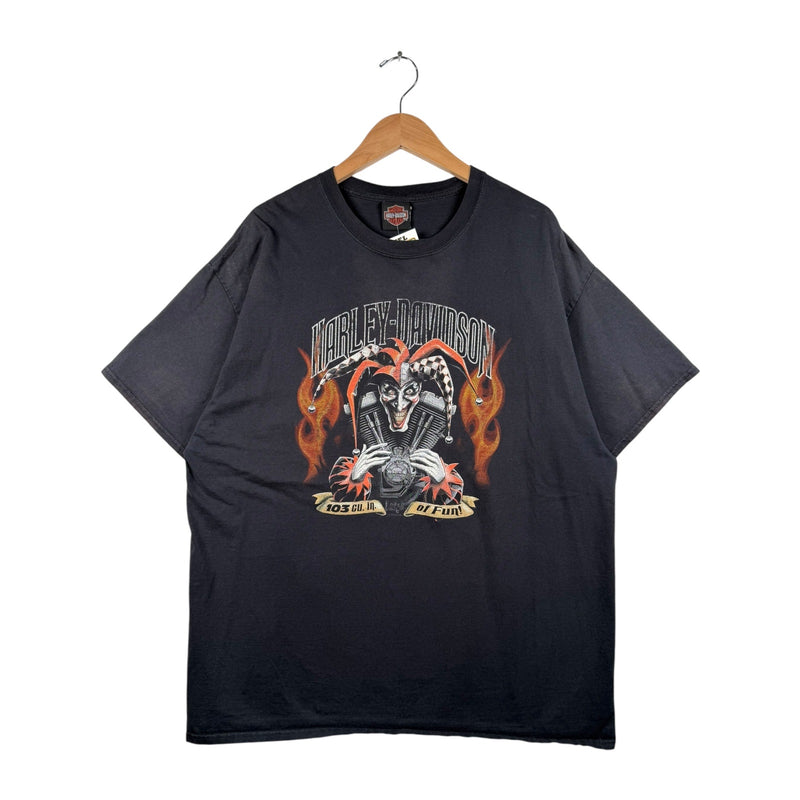 Vintage Harley-Davidson Jester Flames 103 Engine T-Shirt