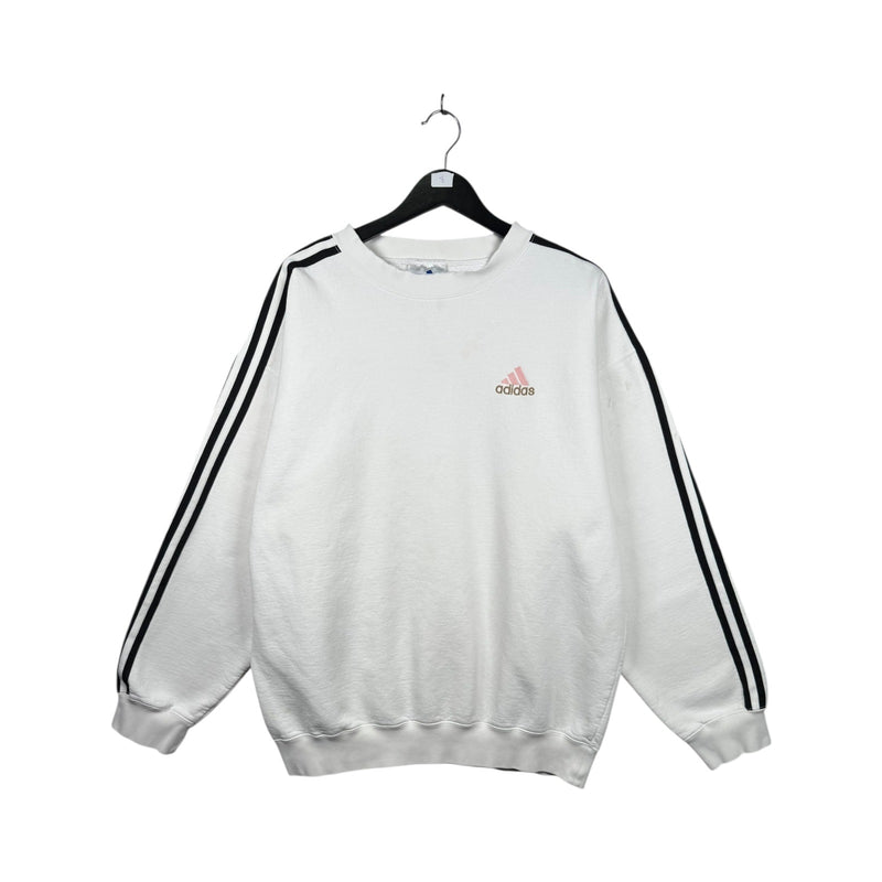 Vintage Adidas Striped Sleeves Sweatshirt Crewneck