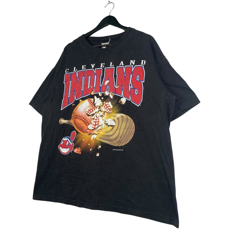 Vintage Cleveland Indians Spellout MLB T-Shirt 90s