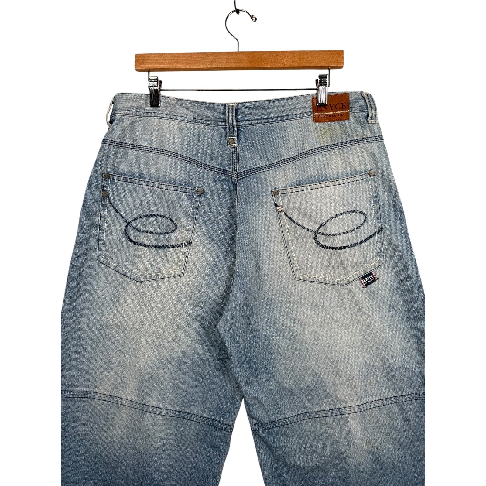 Vintage Straight Mid-Length Regular Jean Denim Shorts 36