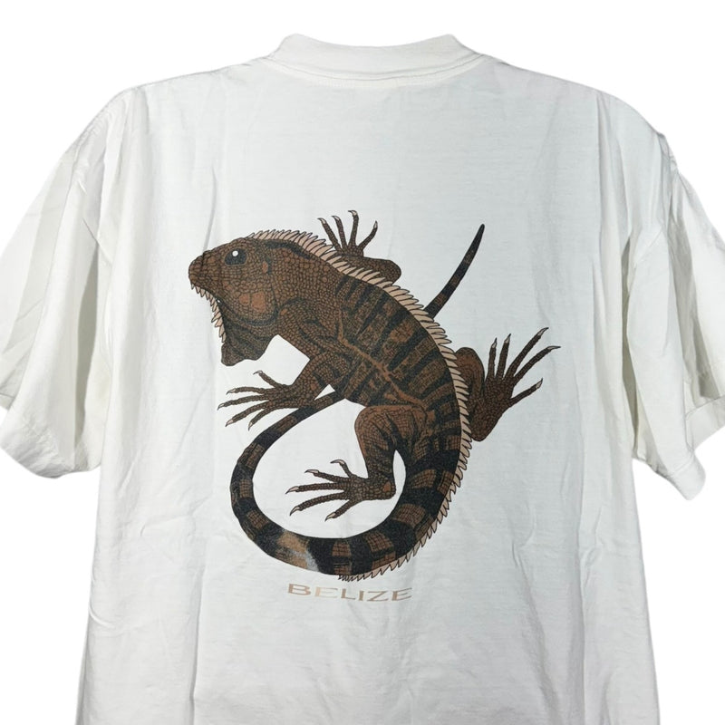 Vintage Iguana "Belize" Souvenir Tee 90s