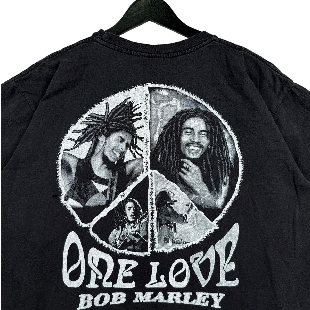 Vintage Bob Marley One Love Reggae Peace Graphic T-Shirt