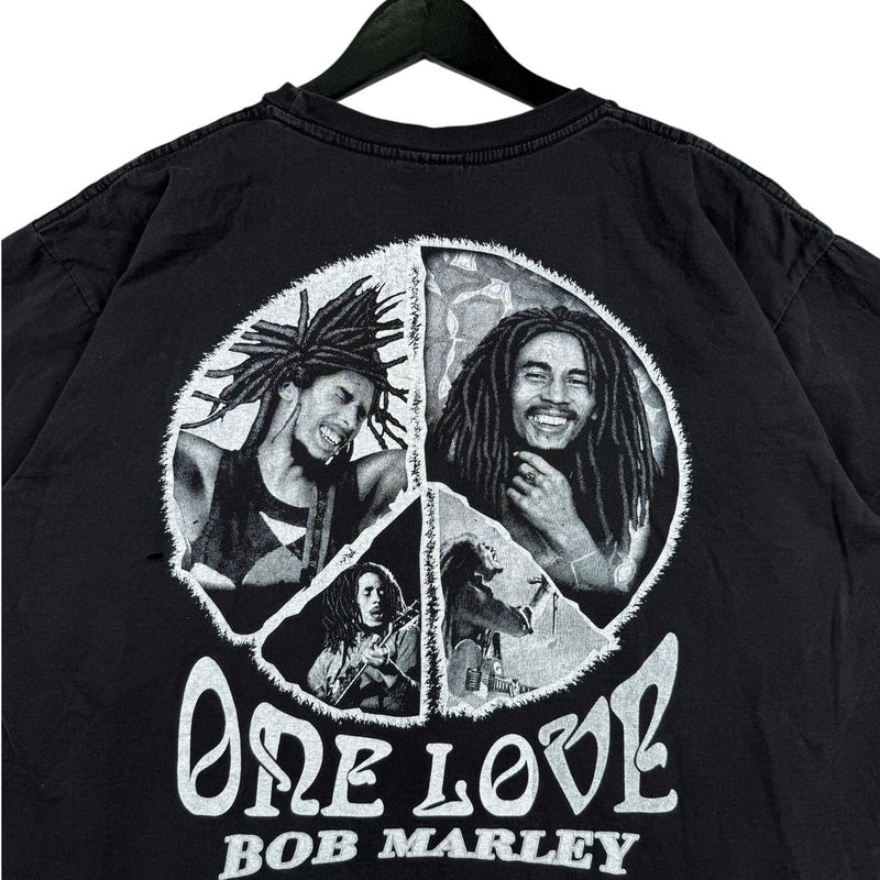 Vintage Bob Marley One Love Reggae Peace Graphic T-Shirt