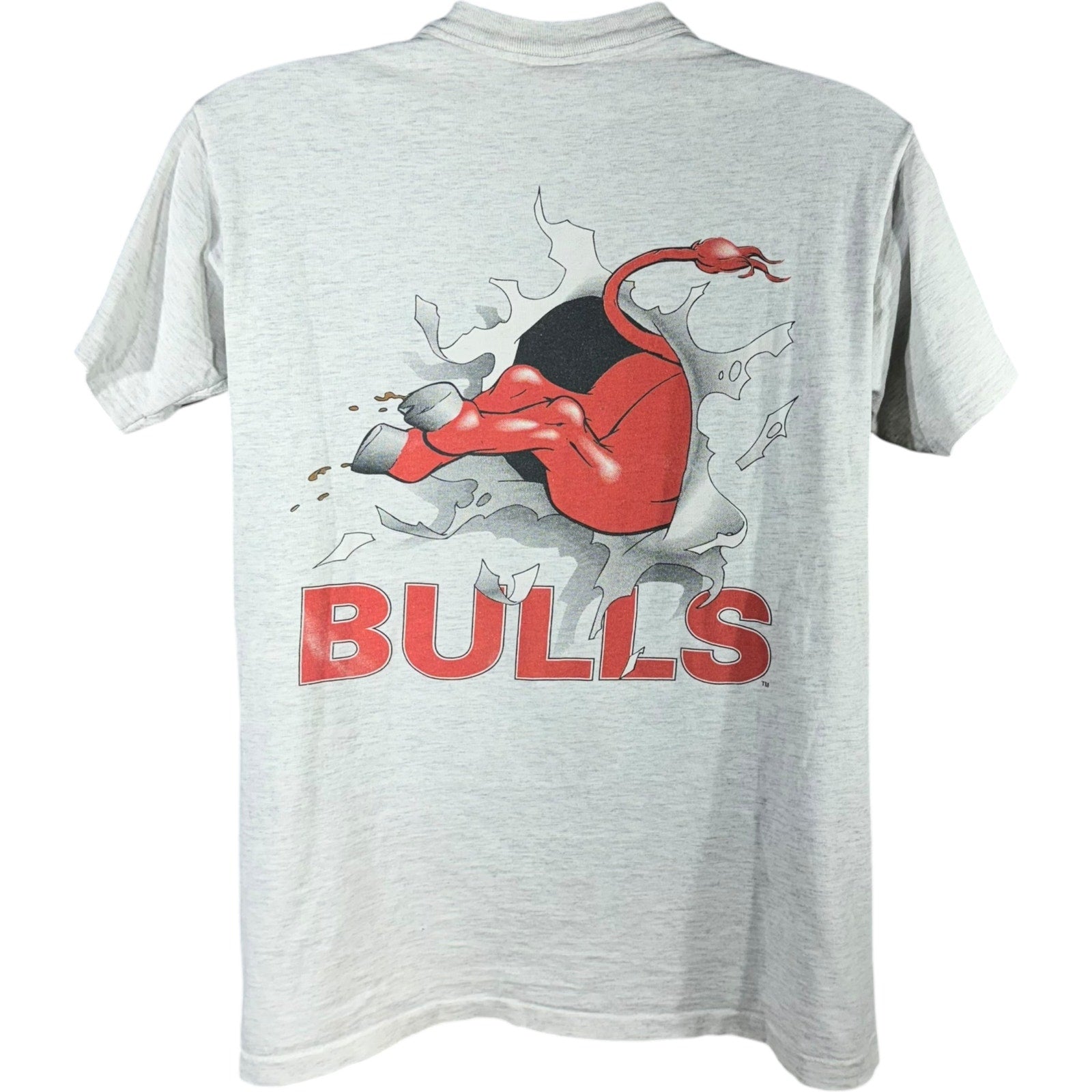 Vintage Chicago Bulls Nutmeg Mascot Breakthrough Youth Tee 90s