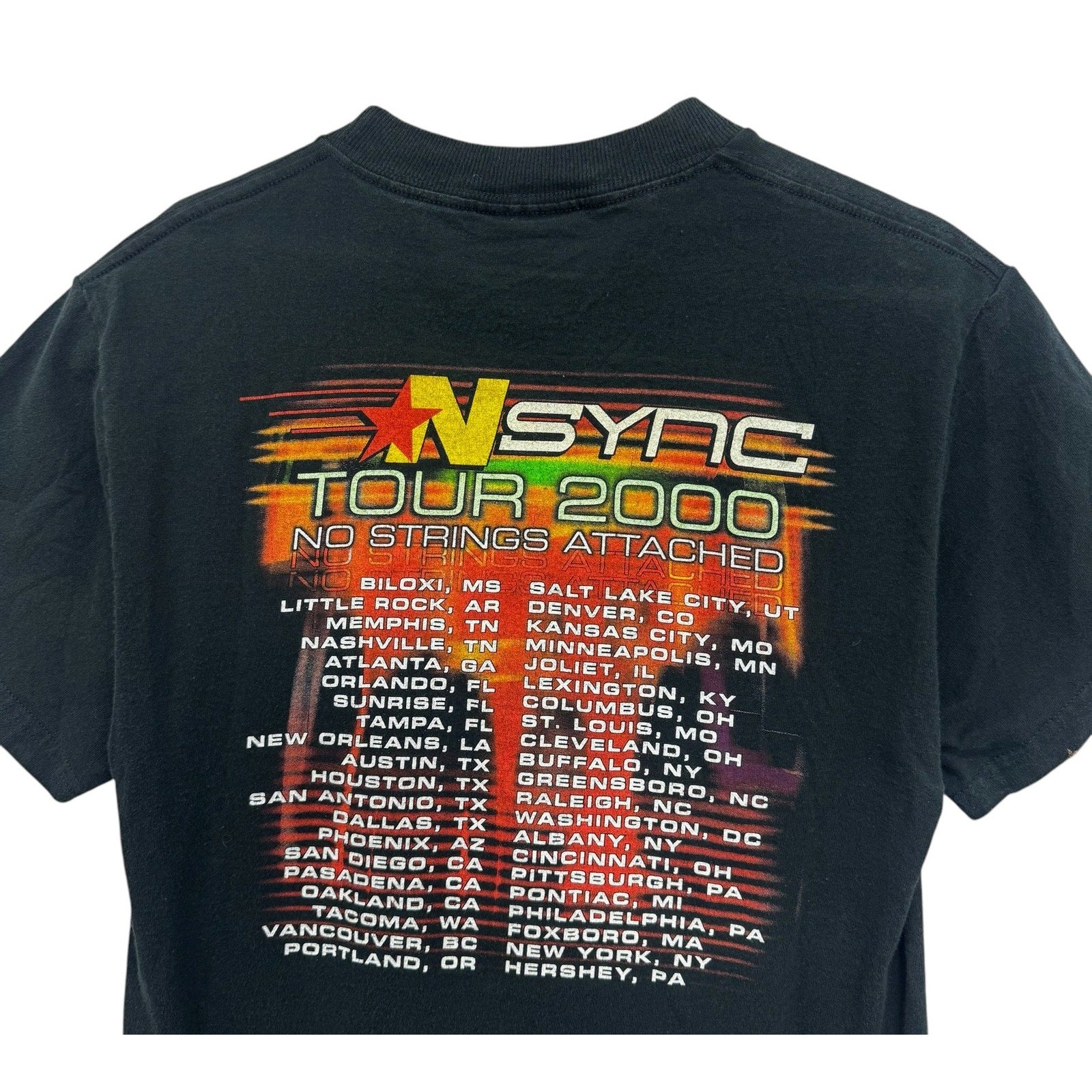 Vintage NSYNC No Strings Attached Tour Tee 2000