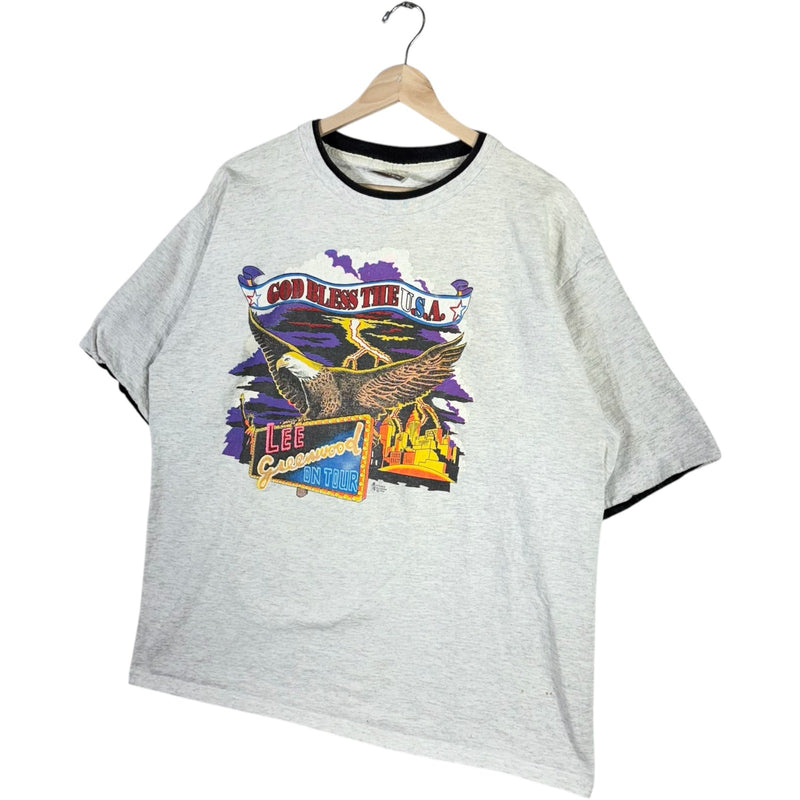 Vintage Lee Greenwood "God Bless The U.S.A." Tour Tee 1998