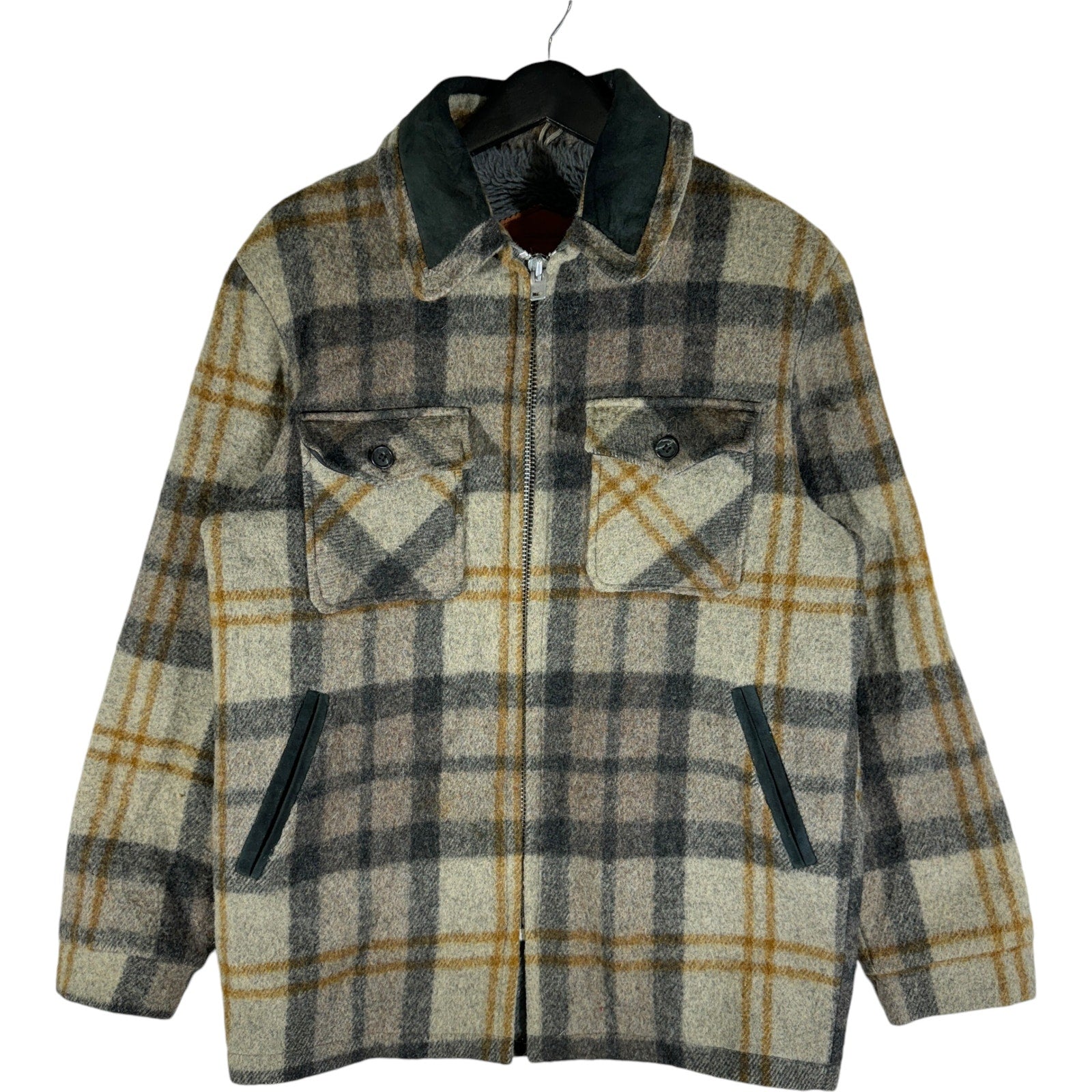 Vintage Woolrich Plaid Wool Workwear Jacket