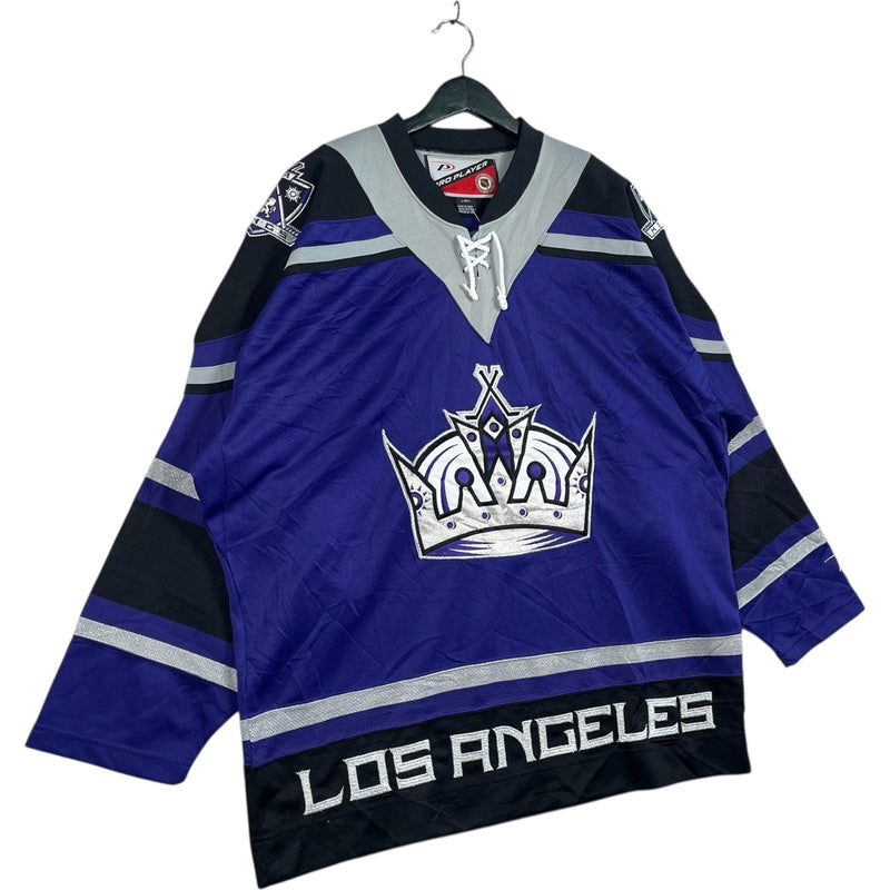 Vintage Pro Player Los Angeles Kings Logo Spellout NHL Jersey