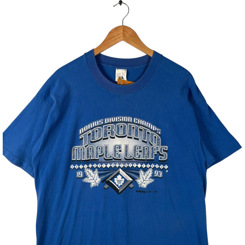 Vintage Toronto Maple Leafs Division Champs NHL Tee 1993