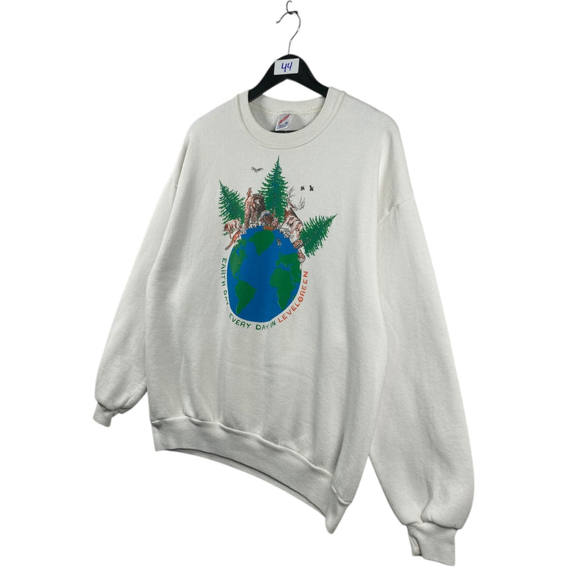Vintage Earth Day in Levelgreen Crewneck