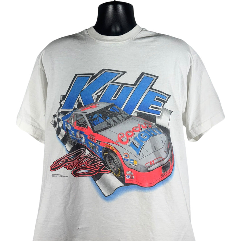 Vintage NASCAR Kyle Petty Coors Light Racing Tee 1995