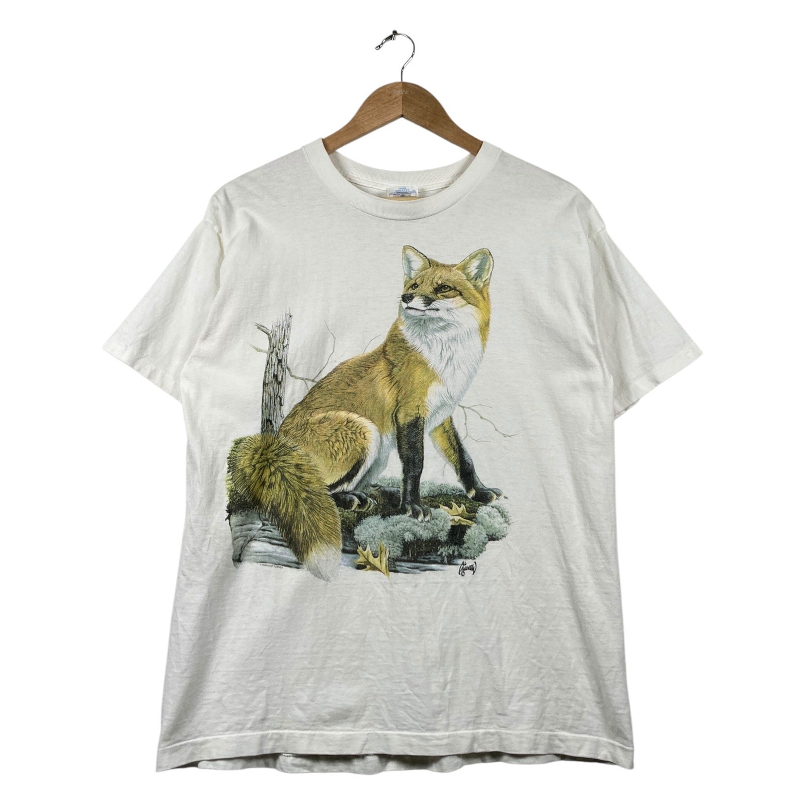 Vintage Red Fox Graphic T-Shirt