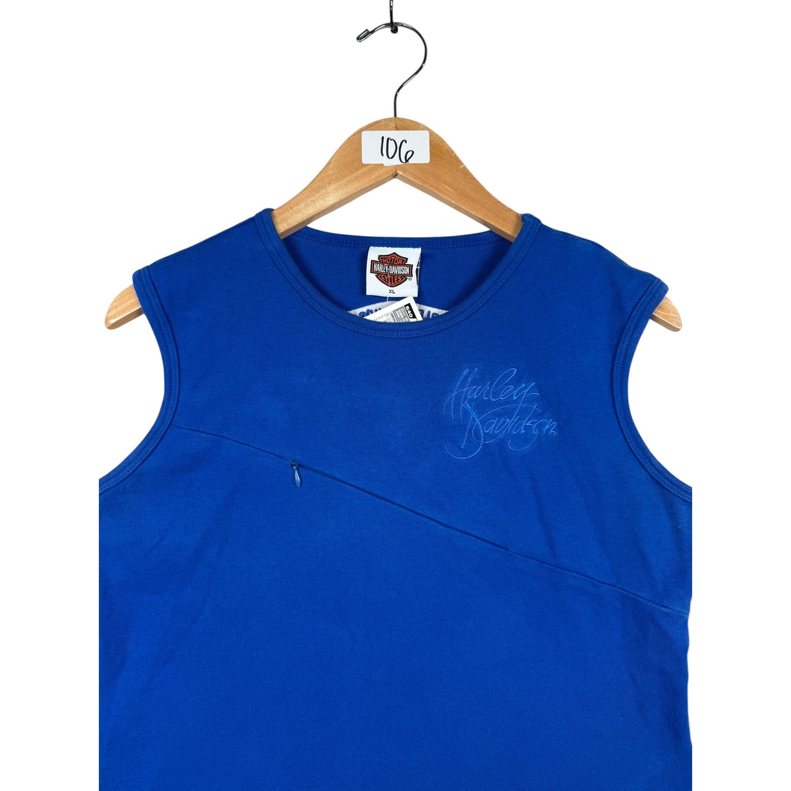 Vintage Harley Davidson Embroidered Tank Top