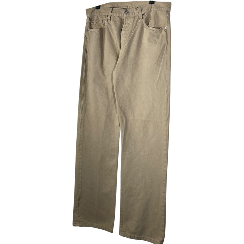 Vintage Levi's 502 Straight Khaki Jeans 34x32