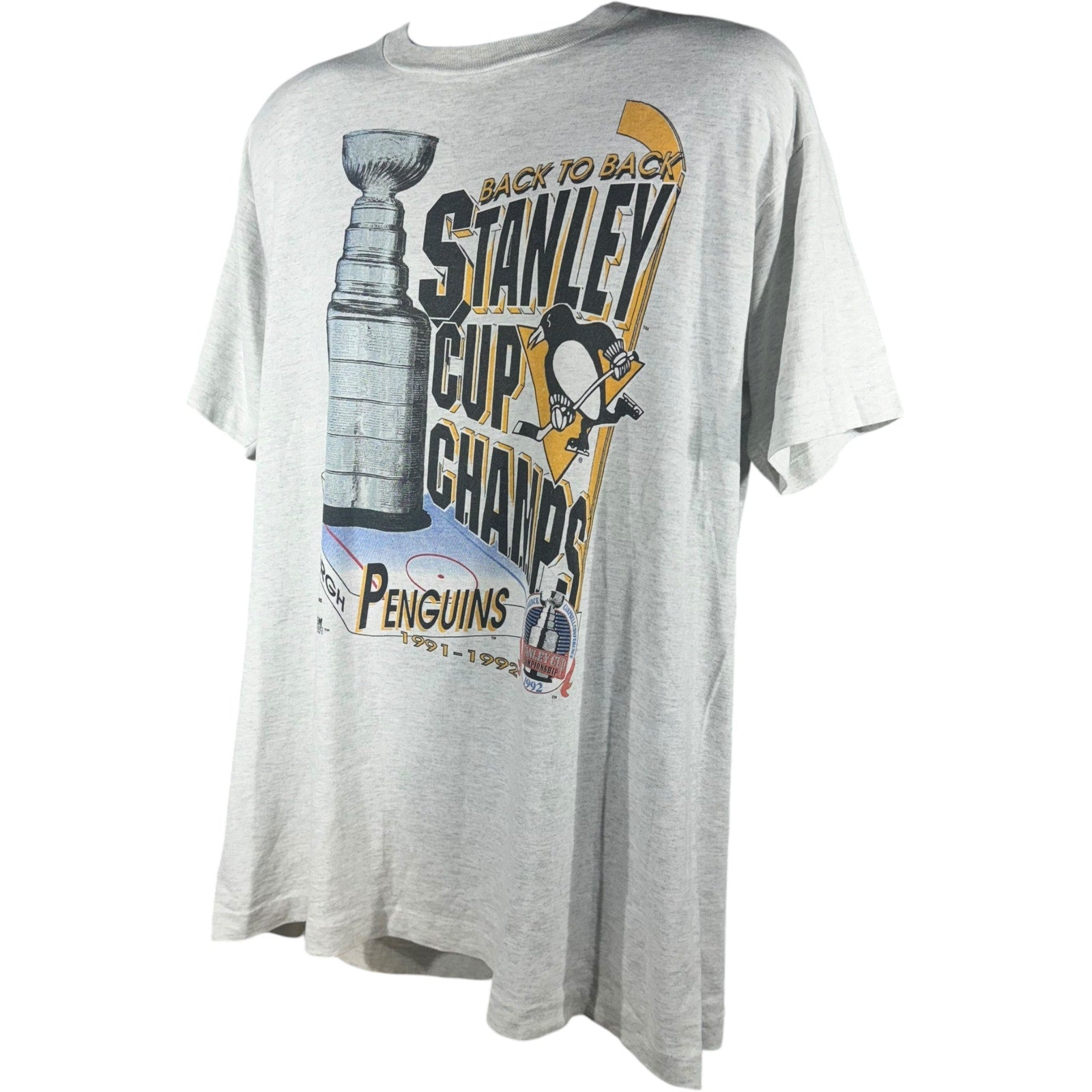 Vintage Pittsburgh Penguins Stanley Cup Champions Tee 90's