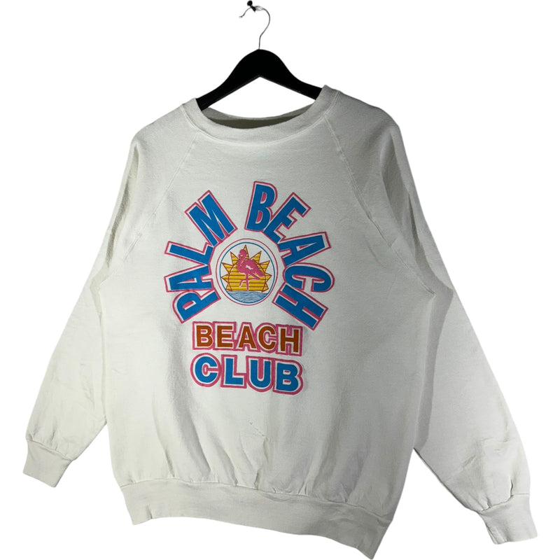 Vintage Palm Beach Beach Club Souvenir Crewneck