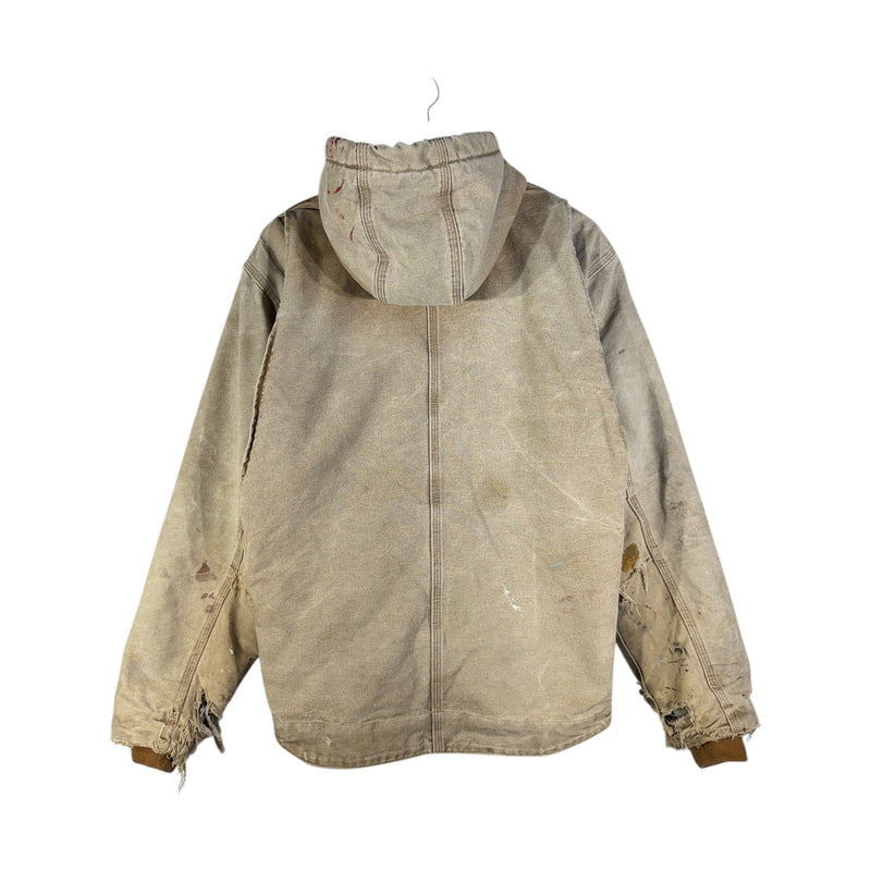 Vintage Carhartt Extreme Distressed Canvas Workwear Jacket