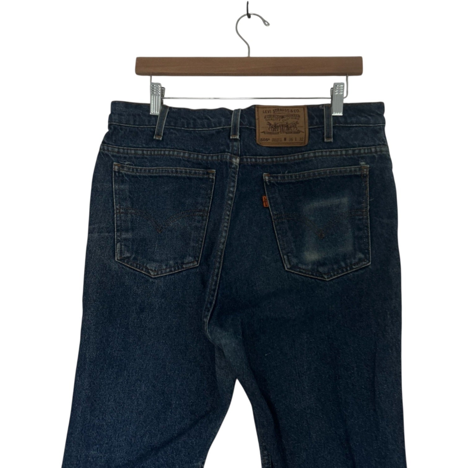Vintage Levi's 505 Straight Leg Jeans 36x32