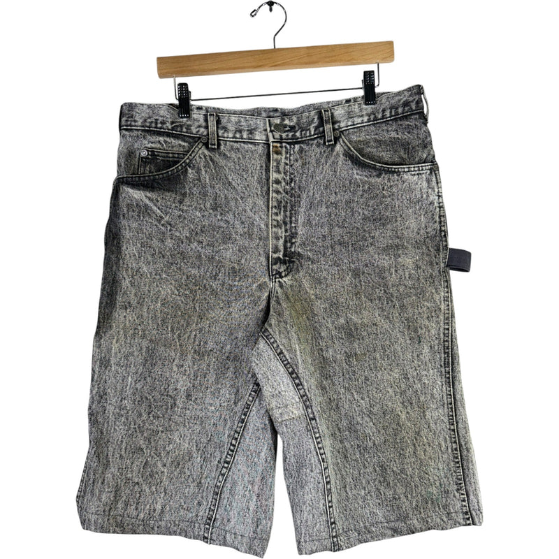 Vintage Lee Denim Cut & Sew Carpenter Shorts 36