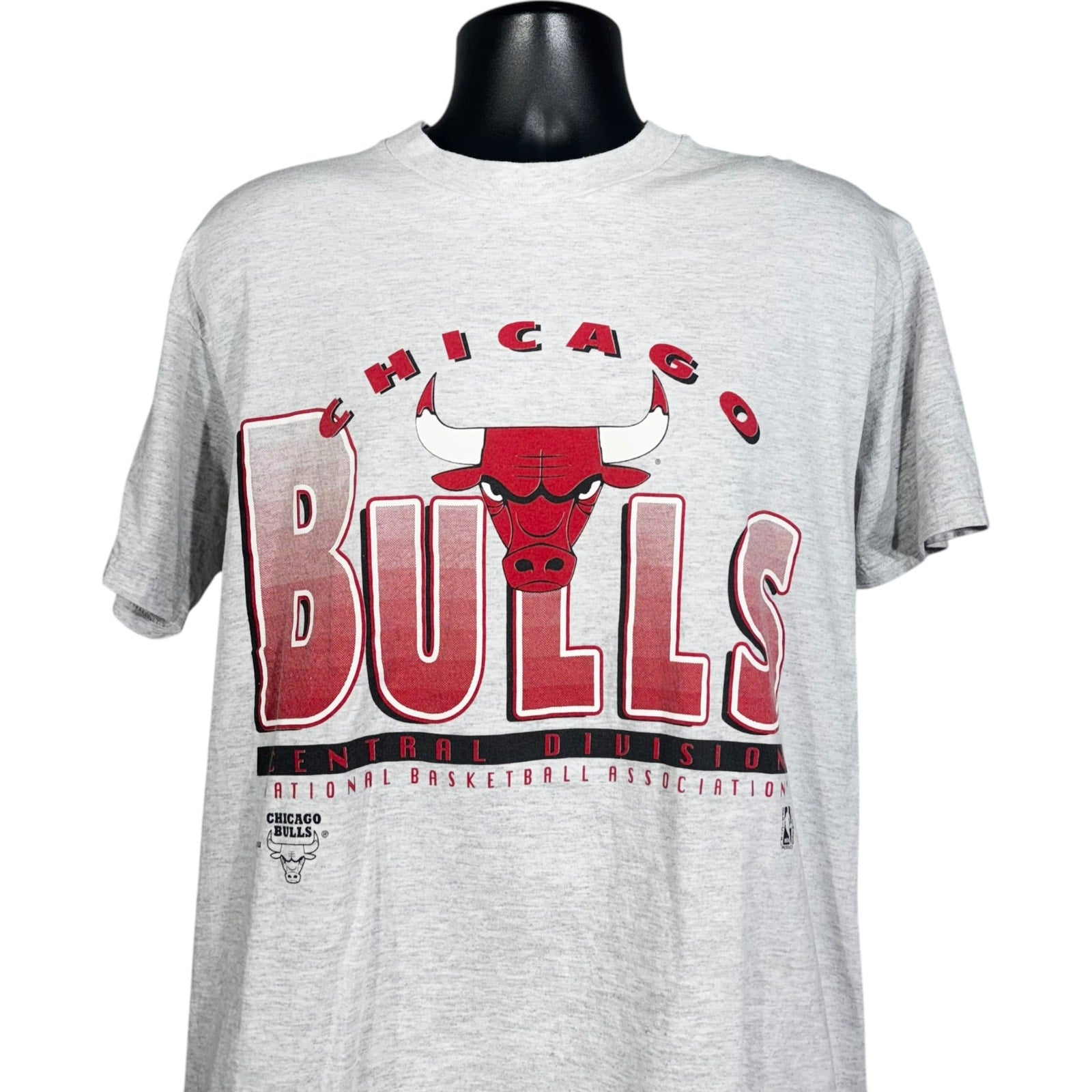 Vintage Chicago Bulls NBA Spellout Tee 90s