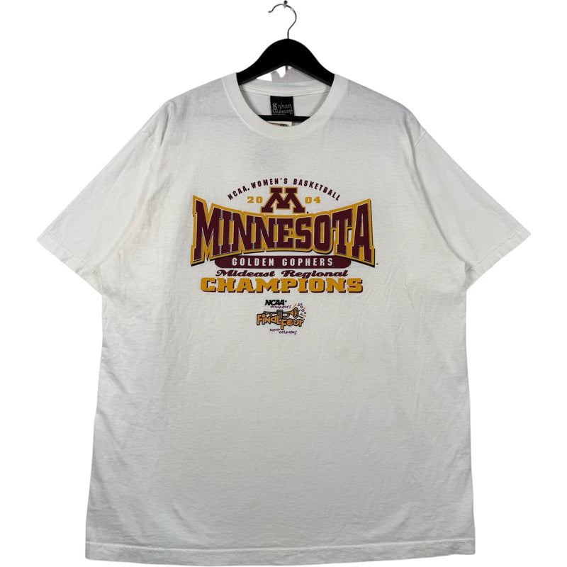 Vintage Golden Gophers Women's Basketball Champs T-Shirt 2004