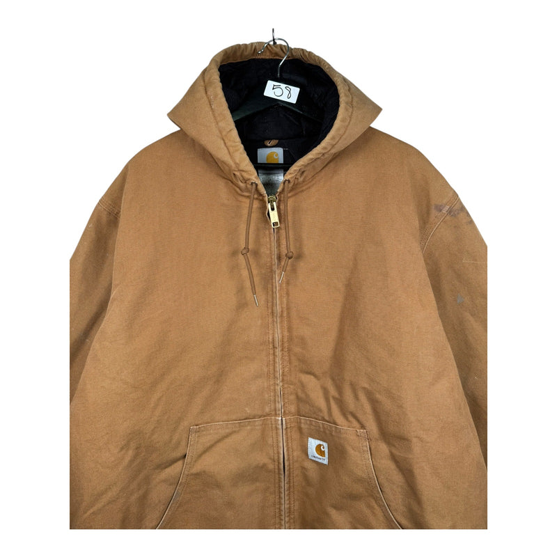 Vintage Carhartt Insulated Active Full Zip Hoodie