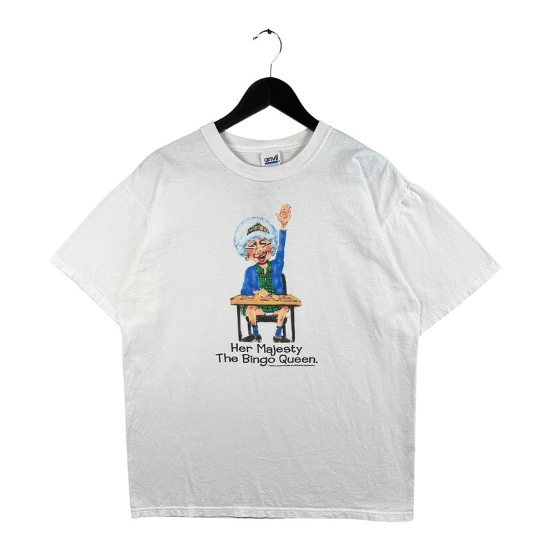 Vintage Her Majesty Funny Graphic T-Shirt
