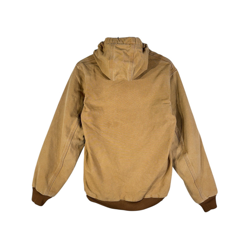 Vintage Carhartt Canvas Hooded Full Zip Workwear Jacket