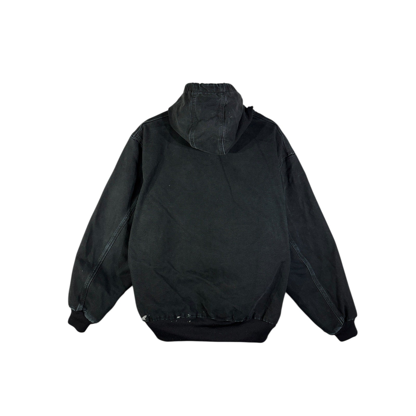 Vintage Carhartt Canvas Hooded Full Zip Workwear Jacket