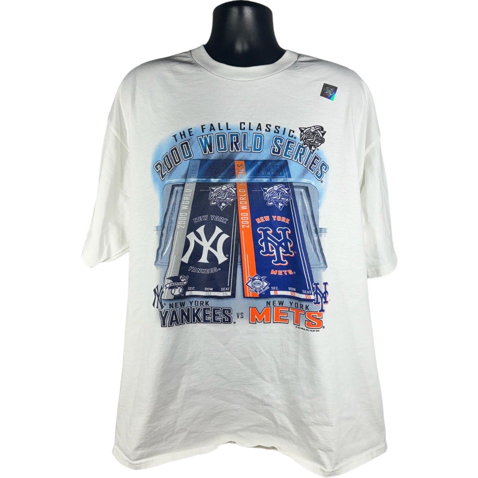 Vintage World Series Yankees vs. Mets Tee 2000