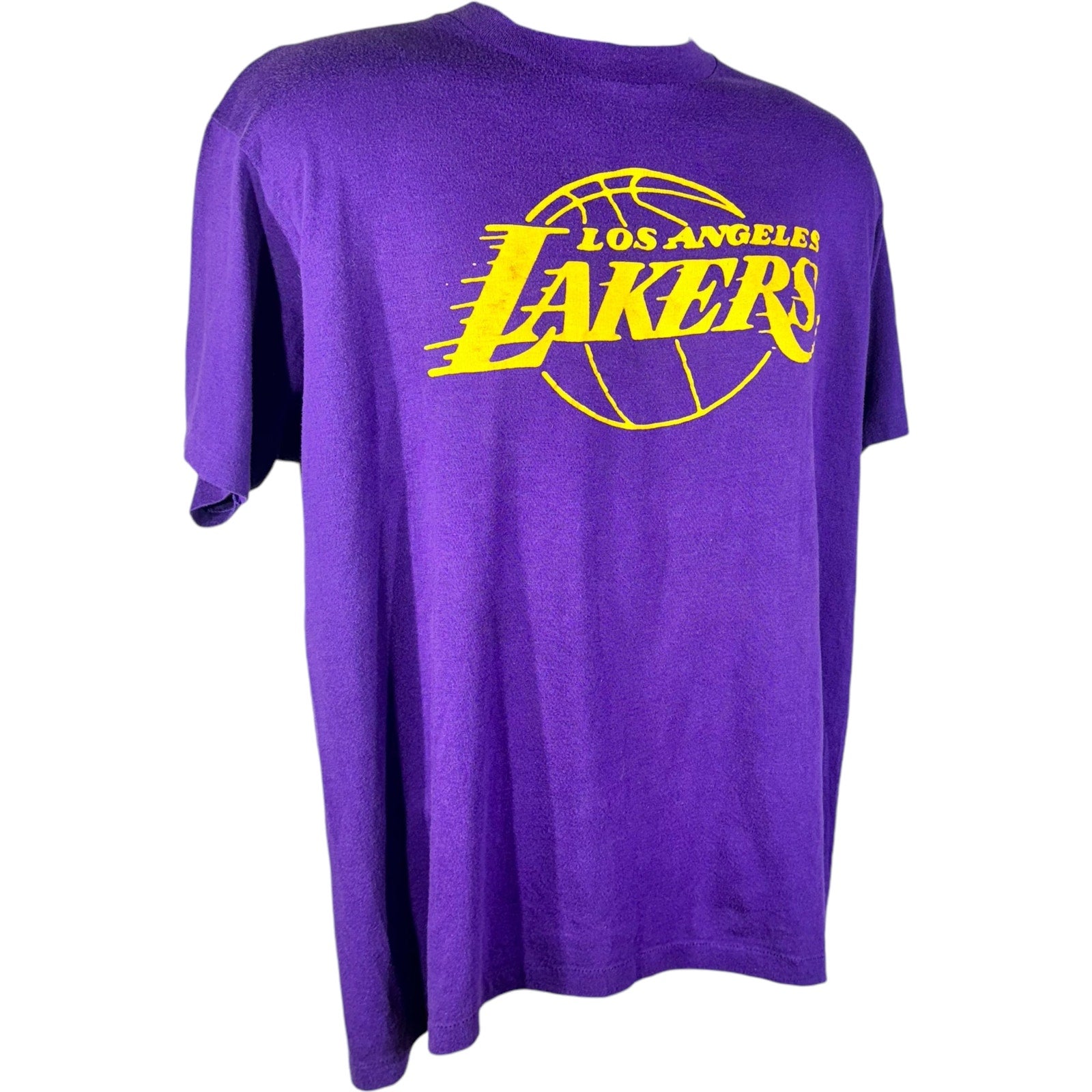 Vintage Los Angeles Lakers NBA Spellout Tee 80s