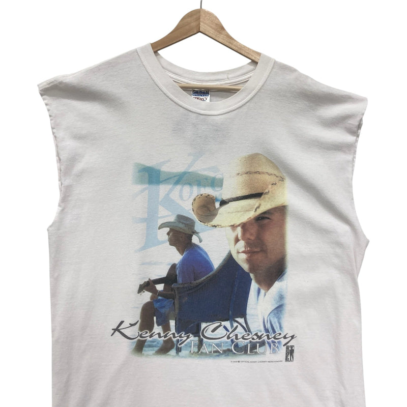 Vintage Kenny Chesney Fan Club Cut Off Tee