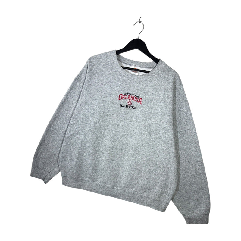 Vintage University of Oklahoma Ice Hockey Team Crewneck