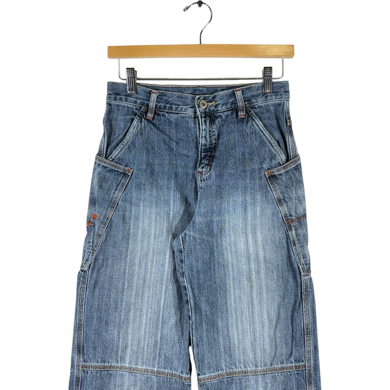Y2K Echt Scout Wide Leg Denim Jeans 28x28
